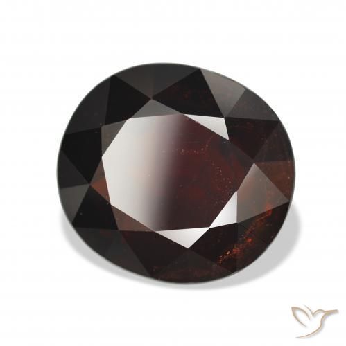 18.33 ct Red Almandine Garnet Stone, Natural Almandine Garnet in Oval Facet Shape for Sale