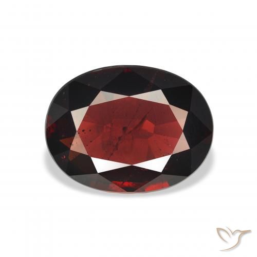 4.83ct Natural Deep Blood Red Almandine Garnet, Oval, VS