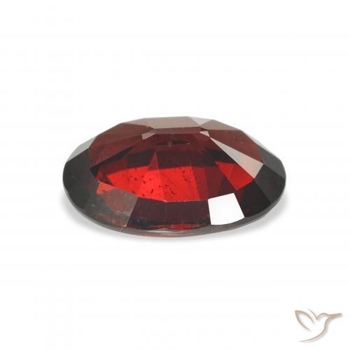Almandine Garnet Gemstone in 12.4 x 9.4 mm Size for Sale, Almandine Garnet Stone in Deep Blood Red Color