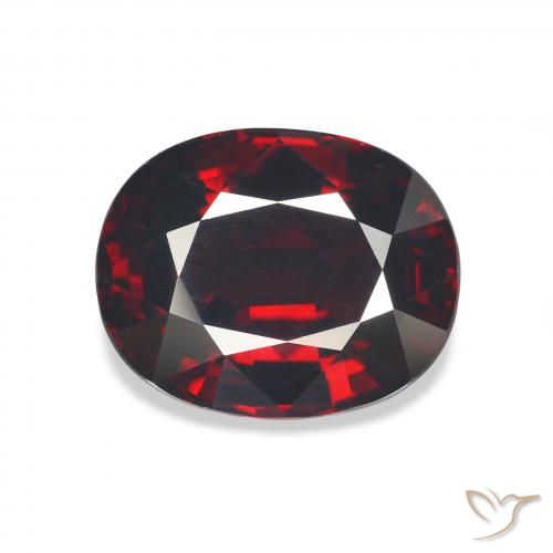7.82ct Natural Deep Red Almandine Garnet, Oval, VS