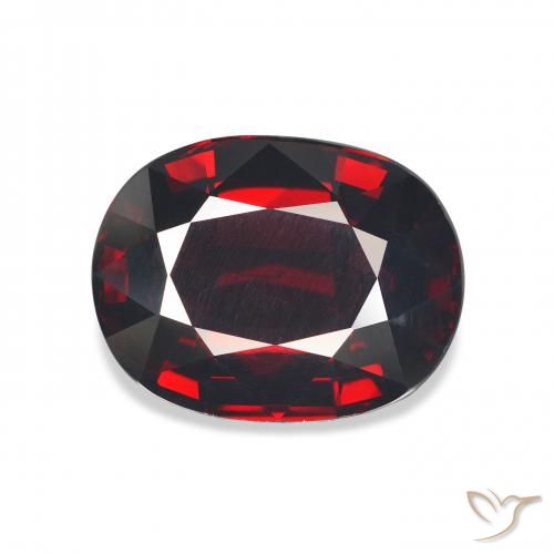 8.86ct Natural Dark Red Almandine Garnet, Oval, VS