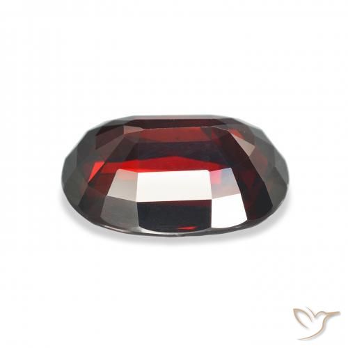 Almandine Garnet Gemstone in 14.1 x 10.9 mm Size for Sale, Almandine Garnet Stone in Dark Red Color