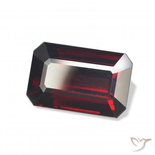 10.32 ct Red Almandine Garnet Stone, Natural Almandine Garnet in Octagon Step Cut Shape for Sale