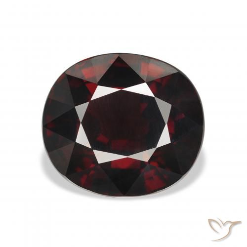 7.90ct Natural Dark Red Almandine Garnet, Oval, VVS-VS