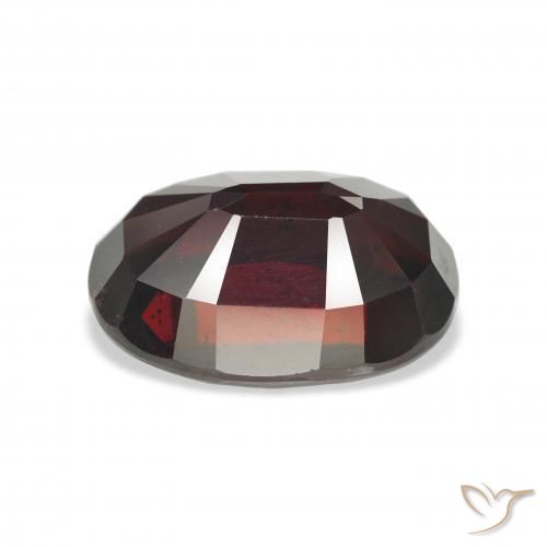 Almandine Garnet Gemstone in 14.8 x 10.9 mm Size for Sale, Almandine Garnet Stone in Blackish Red Color