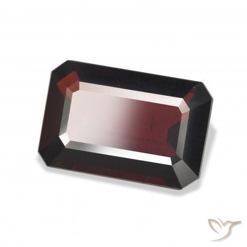 9.36 ct Red Almandine Garnet Stone, Natural Almandine Garnet in Octagon Step Cut Shape for Sale