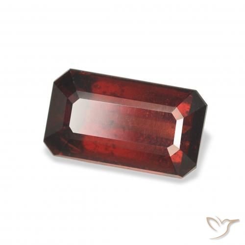 4.20 ct Red Almandine Garnet Stone, Natural Almandine Garnet in Octagon Step Cut Shape for Sale