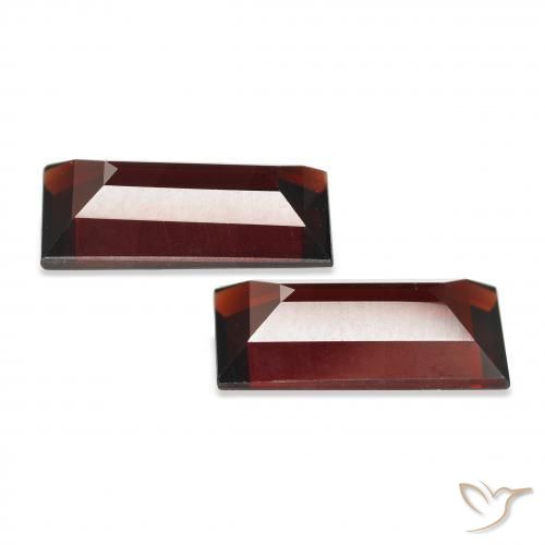 Almandine Garnet Gemstones in 10 x 5 mm Size for Sale, Almandine Garnet Stones in Deep Red Color