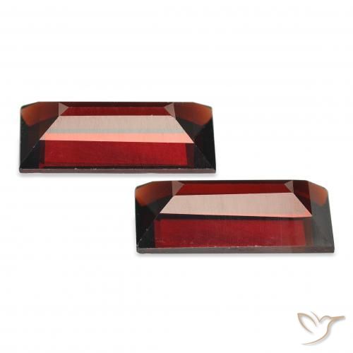 Almandine Garnet Gemstones in 9.9 x 4.8 mm Size for Sale, Almandine Garnet Stones in Deep Red Color