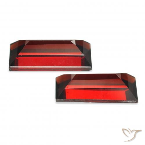 Almandine Garnet Gemstones in 10 x 5 mm Size for Sale, Almandine Garnet Stones in Deep Red Color
