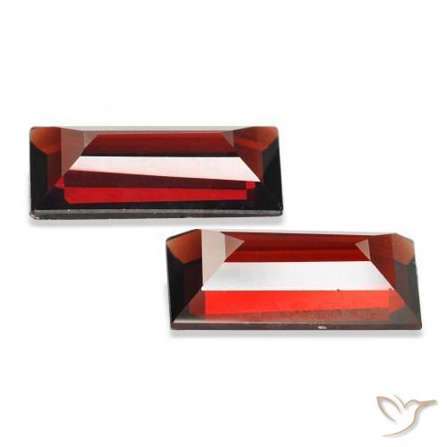 Almandine Garnet Gemstones in 10.1 x 5.1 mm Size for Sale, Almandine Garnet Stones in Deep Red Color