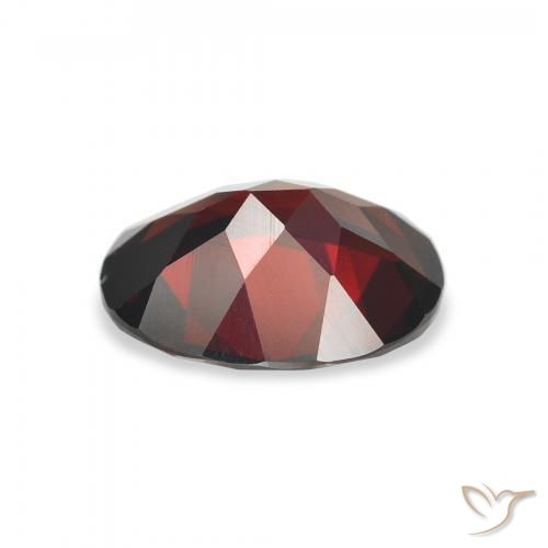Almandine Garnet Gemstone in 10 x 8 mm (calibrated) Size for Sale, Almandine Garnet Stone in Deep Red Color