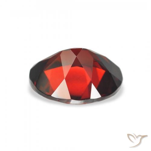 Almandine Garnet Gemstone in 10 x 8 mm (calibrated) Size for Sale, Almandine Garnet Stone in Deep Red Color