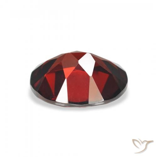 Almandine Garnet Gemstone in 10 x 8 mm (calibrated) Size for Sale, Almandine Garnet Stone in Dark Red Color