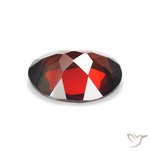 Almandine Garnet Gemstone in 10 x 8 mm (calibrated) Size for Sale, Almandine Garnet Stone in Deep Red Color