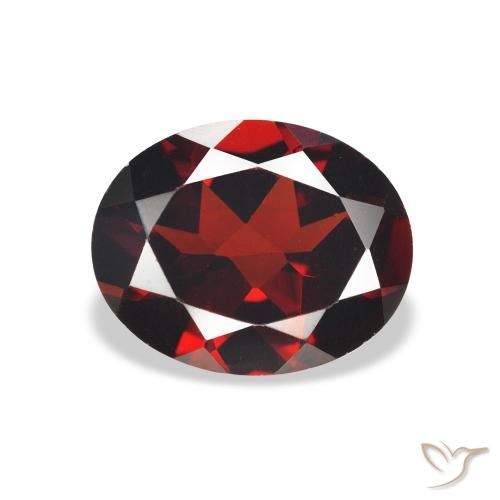 2.83ct Natural Deep Red Almandine Garnet, Oval, VVS-VS