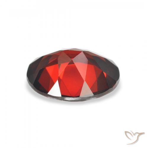Almandine Garnet Gemstone in 10 x 8 mm (calibrated) Size for Sale, Almandine Garnet Stone in Deep Red Color