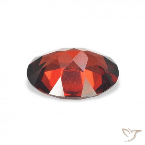 Almandine Garnet Gemstone in 10 x 8 mm (calibrated) Size for Sale, Almandine Garnet Stone in Medium Red Color