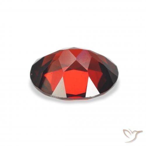 Almandine Garnet Gemstone in 10 x 8 mm (calibrated) Size for Sale, Almandine Garnet Stone in Dark Red Color