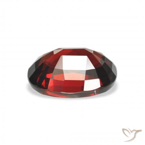 Almandine Garnet Gemstone in 10.1 x 7.5 mm Size for Sale, Almandine Garnet Stone in Deep Red Color