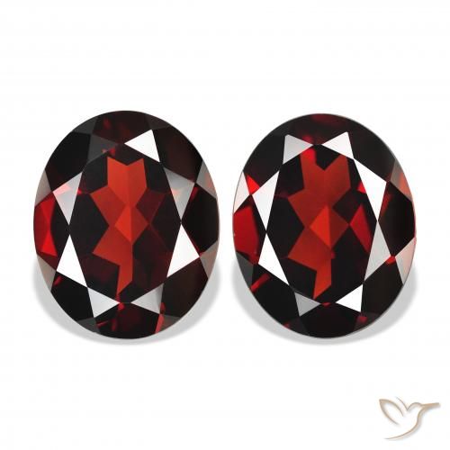 8.16ctw Natural Dark Red Almandine Garnet, Oval, VVS-VS