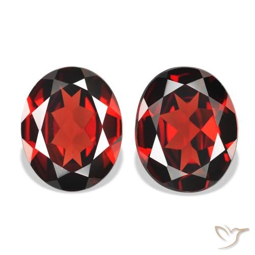 7.00ctw Natural Deep Red Almandine Garnet, Oval, VVS-VS