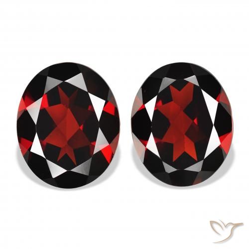 7.73ctw Natural Deep Red Almandine Garnet, Oval, VS