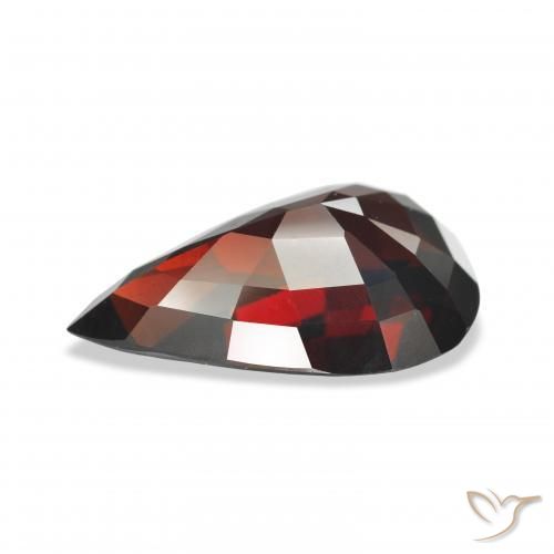 Almandine Garnet Gemstone in 17.4 x 11.3 mm Size for Sale, Almandine Garnet Stone in Blackish Red Color