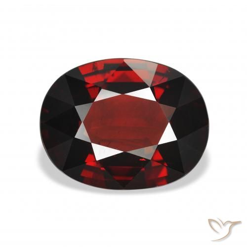 4.28ct Natural Dark Red Almandine Garnet, Oval, VS