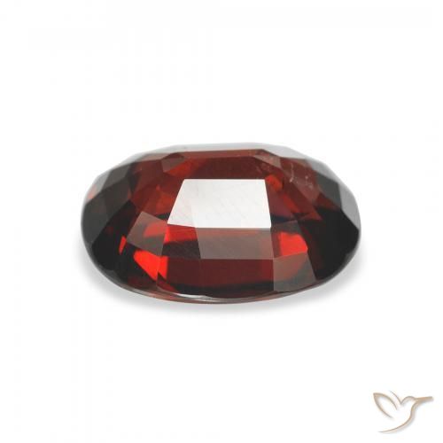 Almandine Garnet Gemstone in 10 x 8 mm (calibrated) Size for Sale, Almandine Garnet Stone in Deep Red Color