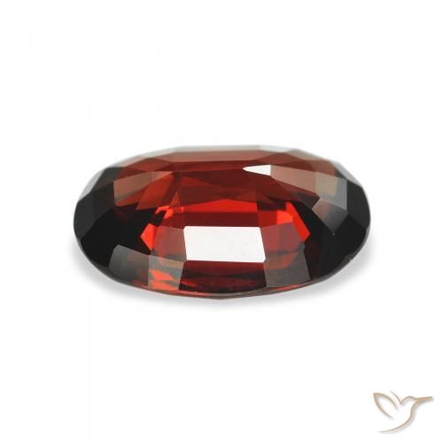 Almandine Garnet Gemstone in 10.7 x 8.5 mm Size for Sale, Almandine Garnet Stone in Deep Red Color