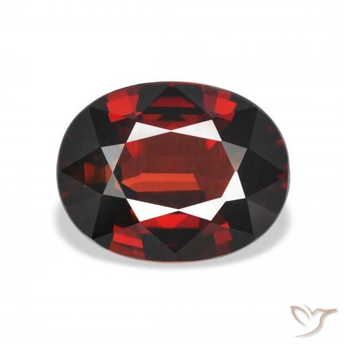 4.04ct Natural Dark Red Almandine Garnet, Oval, VVS