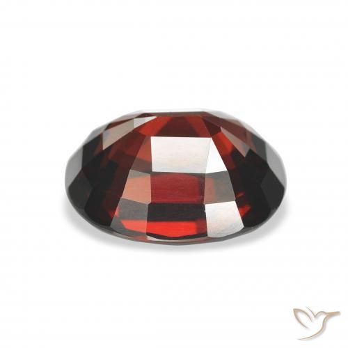 Almandine Garnet Gemstone in 11 x 9 mm (calibrated) Size for Sale, Almandine Garnet Stone in Deep Red Color