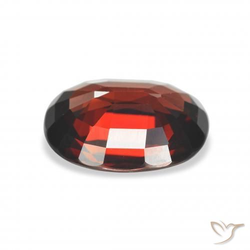 Almandine Garnet Gemstone in 11 x 9 mm (calibrated) Size for Sale, Almandine Garnet Stone in Deep Red Color