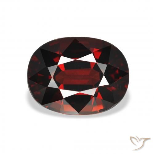 4.26ct Natural Deep Red Almandine Garnet, Oval, VVS