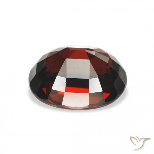 Almandine Garnet Gemstone in 11 x 9 mm (calibrated) Size for Sale, Almandine Garnet Stone in Blackish Red Color