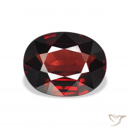 4.59ct Natural Dark Red Almandine Garnet, Oval, VVS