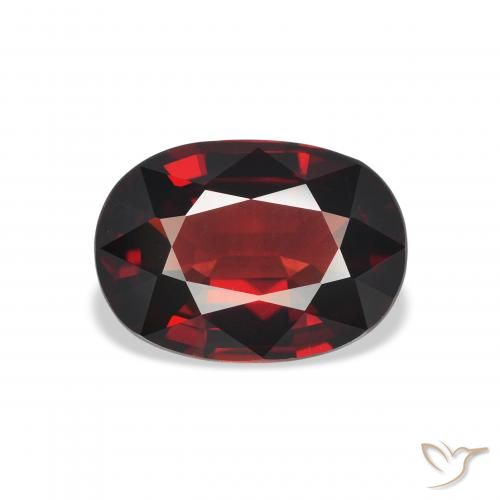4.02ct Natural Deep Red Almandine Garnet, Oval, VVS