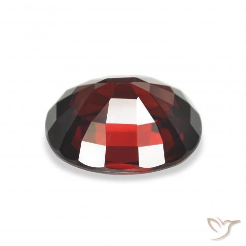 Almandine Garnet Gemstone in 11 x 9.5 mm Size for Sale, Almandine Garnet Stone in Deep Red Color