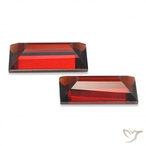 Almandine Garnet Gemstones in 10.1 x 5 mm Size for Sale, Almandine Garnet Stones in Dark Red Color