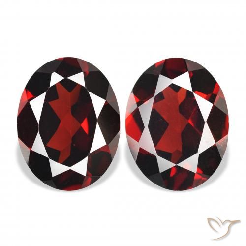 4.43ctw Natural Deep Red Almandine Garnet, Oval, VS