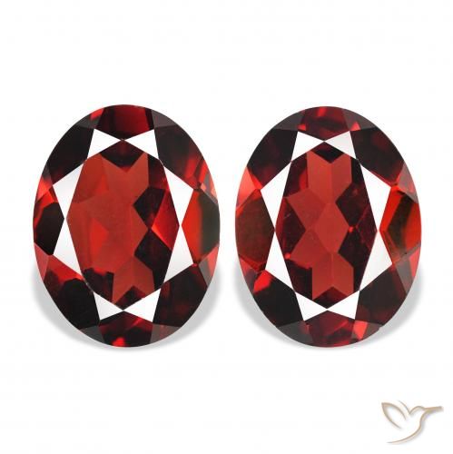 4.09ctw Natural Dark Red Almandine Garnet, Oval, VS