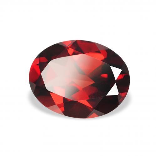 2.30 ct Red Almandine Garnet Stone, Natural Almandine Garnet in Oval Facet Shape for Sale