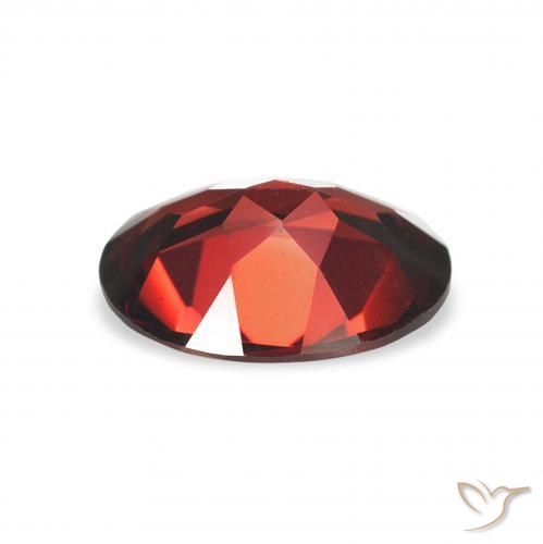 Almandine Garnet Gemstone in 9 x 7 mm (calibrated) Size for Sale, Almandine Garnet Stone in Deep Red Color