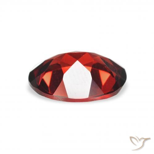 Almandine Garnet Gemstone in 9 x 7 mm (calibrated) Size for Sale, Almandine Garnet Stone in Deep Blood Red Color