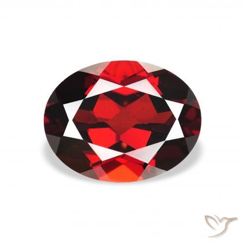 2.42ct Natural Dark Red Almandine Garnet, Oval, VS