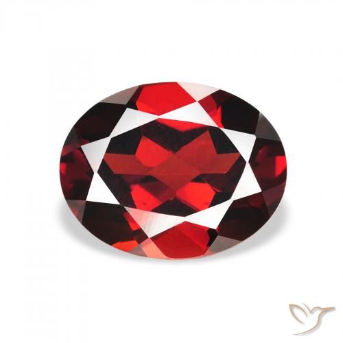 2.25ct Natural Deep Red Almandine Garnet, Oval, VS