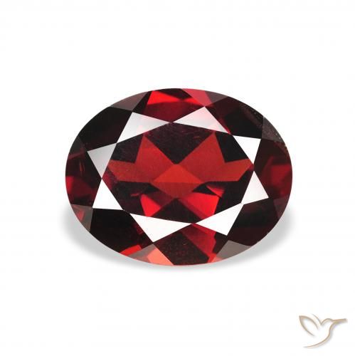 2.24ct Natural Dark Red Almandine Garnet, Oval, VS
