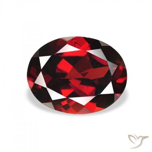 2.14ct Natural Deep Red Almandine Garnet, Oval, VS