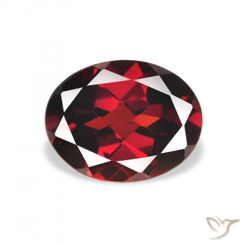 2.13ct Natural Deep Red Almandine Garnet, Oval, VS